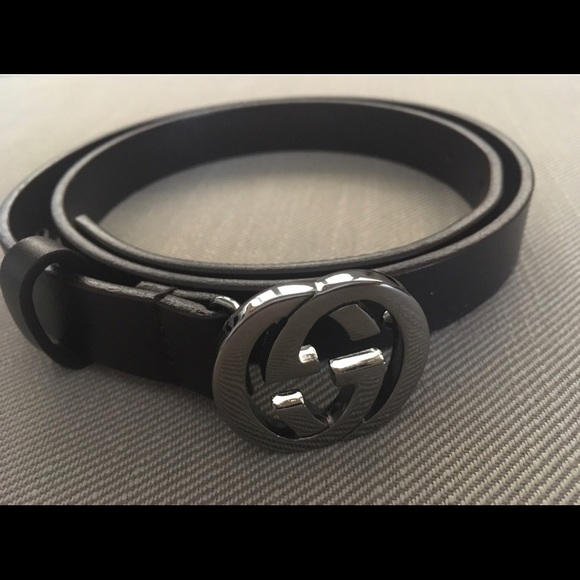 Authentic Gucci Interlocking Buckle Belt - Picture 3 of 13